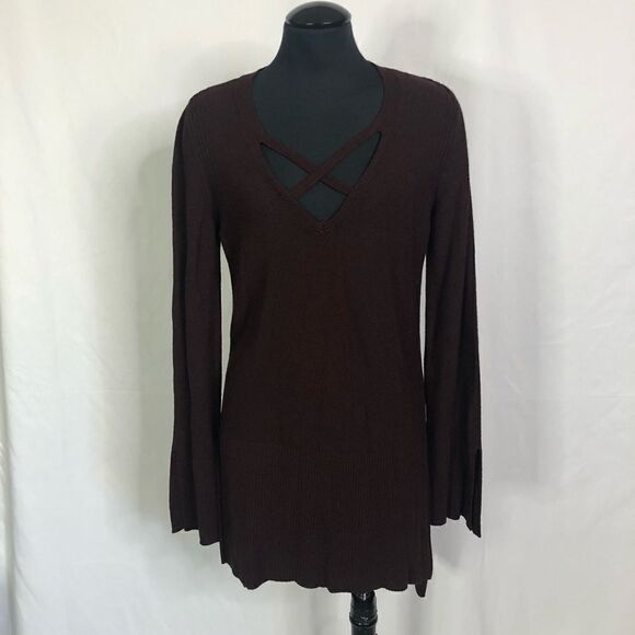 Free People The Andy Crisscross Sweater - Women’s M - Picture 2 of 10